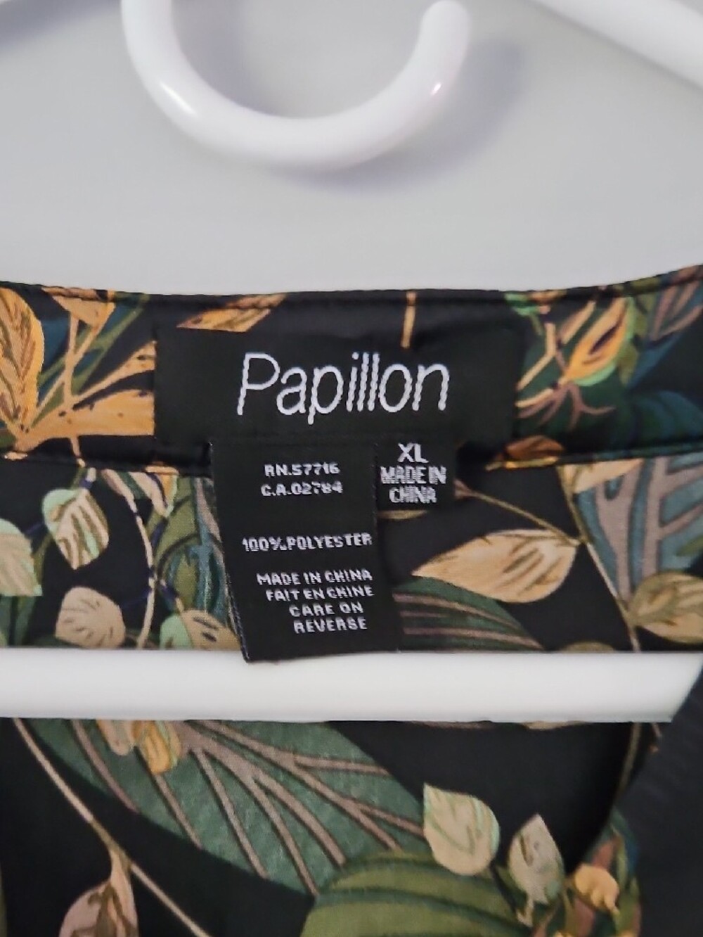 Papillon Green Floral Dress NWOT - Picture 3 of 4